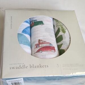 Little Unicorn 3 Pack Cotton Muslin Swaddle Nursing Blankets